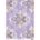 PAPEL CARTONAJE ARTIS DECOR 32X45CM. BORDADOS MORAD CON FLOR