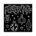STENCIL Stamperia 18x18cm THE NUTCRACKER BOLAS DE NAVIDAD