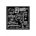 STENCIL Stamperia 12x12 cm ART OF TRAVELLING STAMPS