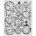 Stamperia - Gardens of Time - Mixed Clocks Stencil (20x25cm)