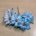 Margaritas azul y lavanda-4cm 5piez
